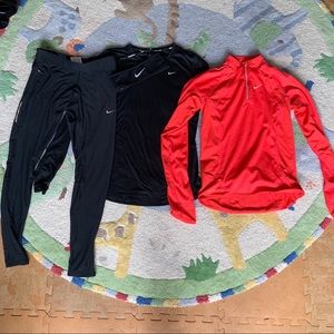 SOLD! Nike dry fit 4-piece running bundle Lott